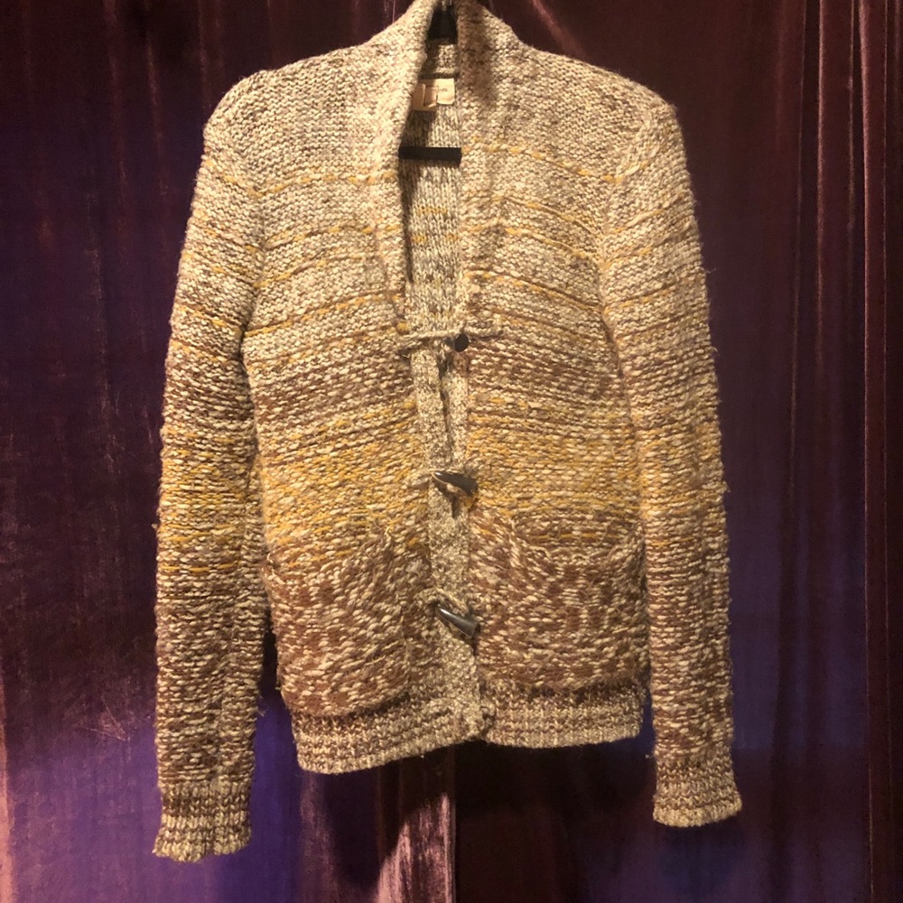 Wilfred Free Aritzia chunky knit wool sweater
